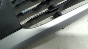 Lower grille of the front bumper left BMW X1 F48 16-19 X-line open for parking sensors, sand, poke
