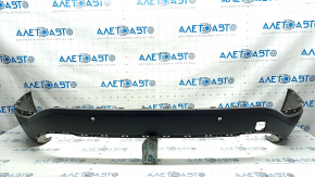 Rear bumper lower part BMW X1 F48 16-22 structure, for parking sensors, scratches, worn