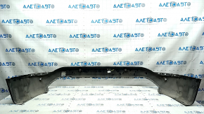 Rear bumper lower part BMW X1 F48 16-22 structure, for parking sensors, scratches, worn