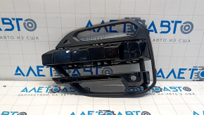 Lower grille front bumper left BMW X3 G01 18-21 under fog lights and parking sensors, black gloss
