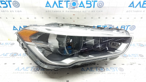 Front right headlight complete BMW X1 F48 16-19 LED, sand