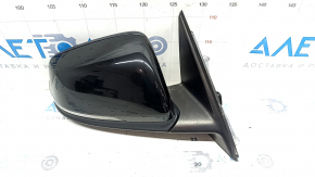 Side mirror right complete BMW X1 F48 16-22 black, 5 pins, turn signal