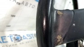 Bare steering wheel Lexus RX350 RX450h 10-15 pre-rest, black leather, dark wood, scratches, bumps, abrasions
