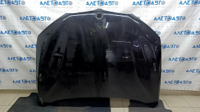 Hood bare BMW X1 F48 16-22 aluminum, black 668