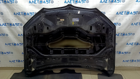 Hood bare BMW X1 F48 16-22 aluminum, black 668