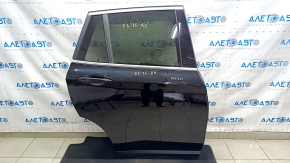 Door assembly rear right BMW X1 F48 16-22 black 668, dented, bump