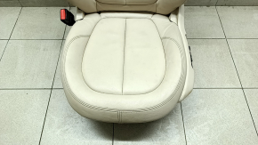 Driver's seat BMW X1 F48 16-22 with airbag, electric, heated, with memory, leather beige Oyster, cracks in the leather