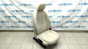 Passenger seat BMW X1 F48 16-19 with airbag, electric, heated, perforated, leather beige Oyster