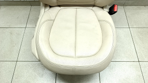 Passenger seat BMW X1 F48 16-19 with airbag, electric, heated, perforated, leather beige Oyster