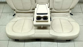 Rear row of seats 2nd row BMW X1 F48 16-22 one-piece, heated, perforated, leather beige Oyster,