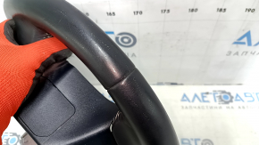 Bare steering wheel Lexus IS 14-20 leather black, without petals, scratches