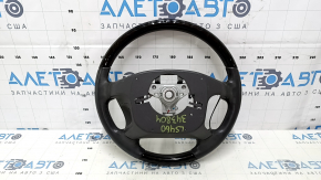 Bare steering wheel Lexus LS460 LS600h 07-12 gray leather, dark wood, heated, scratches, abrasions, bumps