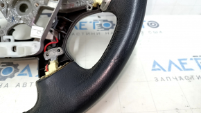 Naked steering wheel Infiniti JX35 QX60 13-14 prerest, leather, black with heating, scratches, bumps, abrasions