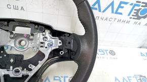 Naked steering wheel Toyota Avalon 13-14 black leather, dry-cleaned, scratches, bumps