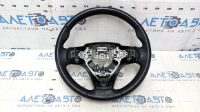 Naked steering wheel Toyota Avalon 13-14 black leather, scratches, bumps, abrasions