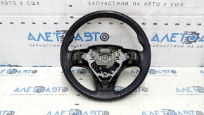 Naked steering wheel Toyota Avalon 13-14 black leather, scratches, bumps, abrasions