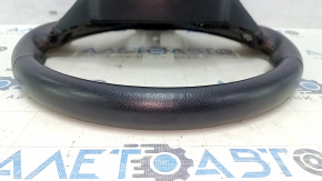Naked steering wheel Toyota Camry v55 15-17 usa black leather, red stitching, no petals, bumps, scratches