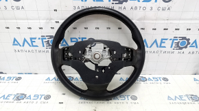 Naked steering wheel Toyota Camry v55 15-17 usa black leather, red stitching, no petals, bumps, scratches, needs cleaning