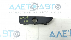 Front bumper plug right Audi Q5 80A 18-20 for parking sensors, S-Line, sand