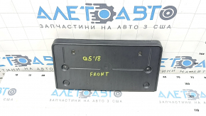 Front bumper number plate holder Audi Q5 80A 18-20 S-Line