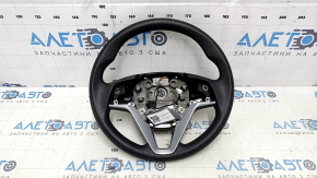Naked steering wheel Hyundai Tucson 16-18 rubber black, no buttons, scratches