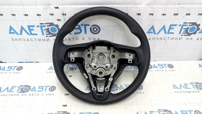 Naked steering wheel Kia Optima 16-18 rubber black, without pads and buttons, for cleaning