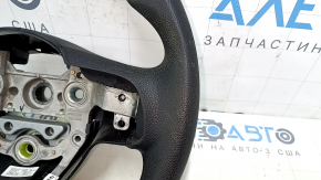 Naked steering wheel Kia Optima 16-18 rubber black, without pads and buttons, for cleaning
