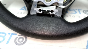 Naked steering wheel Hyundai Elantra AD 17-18 pre-rest rubber black, without buttons and pads, bumper