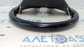 Naked steering wheel Kia Sorento 14-15 rest black leather, without overlays and buttons, scratches