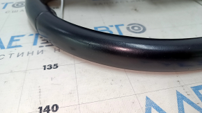 Naked steering wheel Kia Sorento 14-15 rest black leather, without overlays and buttons, scratches