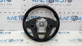 Naked steering wheel Kia Sorento 14-15 rest black leather, without overlays and buttons, scratches
