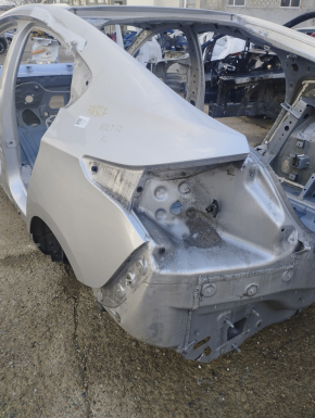 Quarter wing rear left Chevrolet Volt 16- on the body, silver, pokes