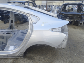 Quarter wing rear left Chevrolet Volt 16- on the body, silver, pokes