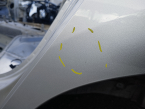 Quarter wing rear left Chevrolet Volt 16- on the body, silver, pokes