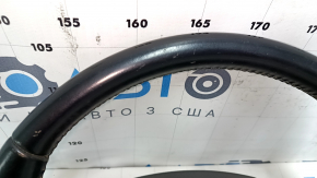 Bare steering wheel Kia Sorento 14-15 rest, black rubber, without pads and buttons, scratches, abrasions