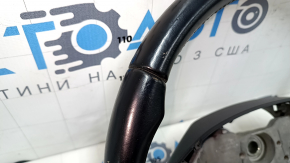 Bare steering wheel Kia Sorento 14-15 rest, black rubber, without pads and buttons, scratches, abrasions