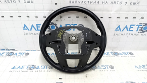 Bare steering wheel Kia Sorento 14-15 rest, black rubber, without pads and buttons, scratches, abrasions