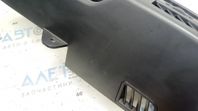 Rear console assembly BMW X5 F15 14-18 3 row, with deflectors, cup holders, scratches