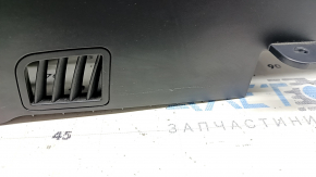 Rear console assembly BMW X5 F15 14-18 3 row, with deflectors, cup holders, scratches