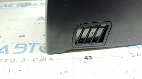 Rear console assembly BMW X5 F15 14-18 3 row, with deflectors, cup holders, scratches