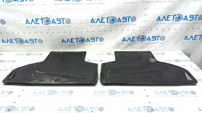 Set of floor mats for BMW X5 F15 14-18 black cloth for 2 rows