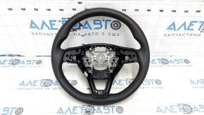 Bare steering wheel Honda Accord 18-22 rubber, black, with rear pads, without petals, butt