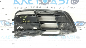 Front bumper grille left Audi Q5 80A 18-20 without radar with chrome, S-Line, sand