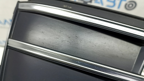 Front bumper grille left Audi Q5 80A 18-20 without radar with chrome, S-Line, sand