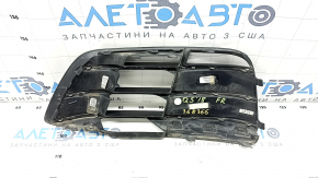 Front bumper grille right Audi Q5 80A 18-20 without radar with chrome, S-Line, sand