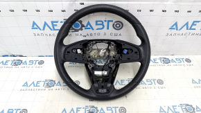 Naked steering wheel Honda Civic X FC 16-21 rubber black, with rear pad