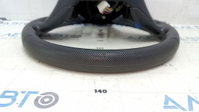 Naked steering wheel Honda Civic X FC 16-21 rubber black, with rear pad