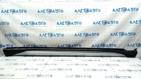 Threshold right BMW X1 F48 16-21 X-line, Sport-line, silver + structure, scratches, scuffs