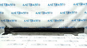 Threshold right BMW X1 F48 16-21 X-line, Sport-line, silver + structure, scratches, scuffs