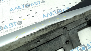 Threshold right BMW X1 F48 16-21 X-line, Sport-line, silver + structure, scratches, scuffs
